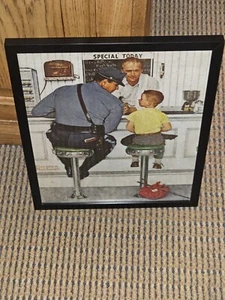 Limited Edition Norman Rockwell "The Runaway” Lithography Art, Framed, 1972 - Picture 1 of 4