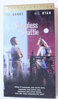 Sleepless In Seatle VHS Tape Tom Hanks Meg Ryan S1A - Image 1 of 3