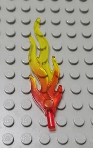 LEGO Translucent Red and Yellow Marbled Fire Flame Piece - Picture 1 of 1