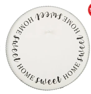 Round Top Collection Mini Gallery Round "Home Sweet Home" Display Board 18"x2" - Picture 1 of 2