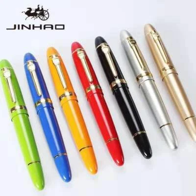 Bobby Launched Jinhao 159 Big Size Fountain Pen Screw Cap Fine Nib 16 Colors - Image 1 of 4
