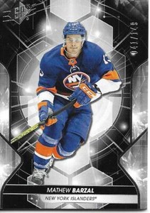 2019-20 Upper Deck SPX MATHEW BARZAL #20 Base 041/149 New York Islanders