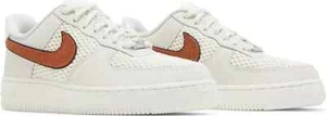 Nike Air Force 1 '07 Low Basketball Swoosh Sail White DZ5228-100 Womens Size 7 - Picture 1 of 5