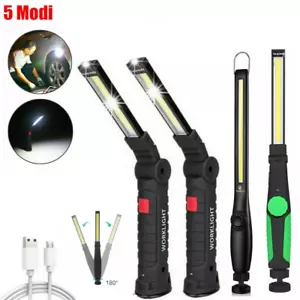 Auto LED KFZ Arbeitsleuchte Akku Werkstattlampe Handlampe W/ Magnet Stablampe - Bild 1 von 38