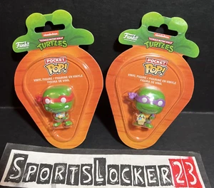 Funko Pocket POP Teenage Mutant Ninja Turtles Easter Set Donatello Raphael NEW⚡️ - Picture 1 of 6