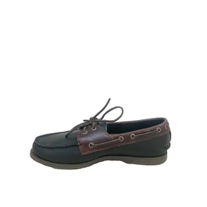 Chaussures bateau mocassin G.H Bass Hampton Core bleu marron pointure 9 large ($) - Photo 1/6