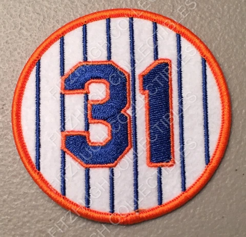 MIKE PIAZZA NEW YORK METS RETIRED JERSEY NUMBER 31 PATCH Cover