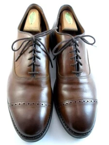 Allen Edmonds "Fifth Avenue" Cap Toe Dress Oxfords 11 C Coffee DAINITE(282N) - Picture 1 of 11