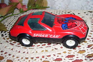 Spiderman Car by Buddy L Made in Japan  Vintage 