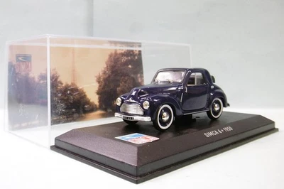 Altaya / Ixo - SIMCA 6 découvrable 1950 bleu foncé BO 1/43 - Photo 1/3