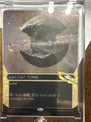 Ancient Tomb (0091) (Borderless) (Galaxy Foil) Edge of Eternities: Stellar Sight - Image 1 of 2