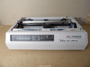 OKI MICROLINE 395 24-Pin Impact Dot Matrix Printer Parallel - BUTTONS DEFECT - Imagen 1 de 8