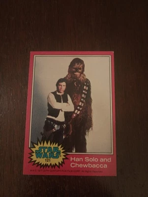 1977 Topps Star Wars (2nd Series) #121 Han Solo & Chewbacca (VG-EX) - Image 1 of 2