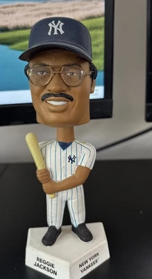 Reggie Jackson: 2002 Upper Deck Playmakers Bobblehead - HOF EDITION! - Yankees - Imagem 1 de 4