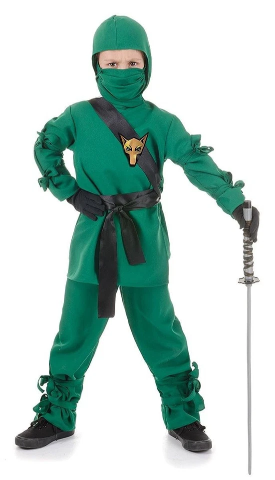 Ninja, Green Child Costume - Image 1 of 1