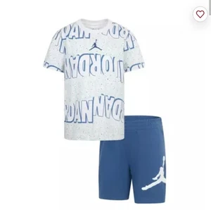 BNWT Jordan 2 Piece Short Set Sz 6 - Picture 1 of 1