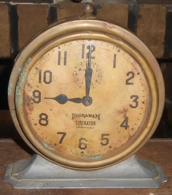 Vintage Ingraham Liberator Intermittent Clock/Alarm Clock, parts/repair - Image 1 of 2