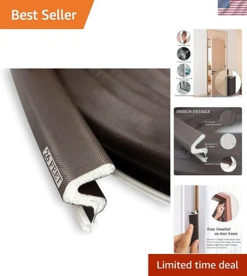 Sello de puerta de 26 pies resistente a la intemperie - Fácil instalación y ajuste personalizable Foto 1 de 4