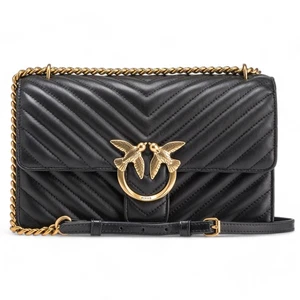 Pinko borsa tracolla trapuntata nera - Imagen 1 de 1