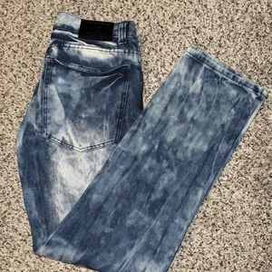Trestles Supply Co Men’s Size 30x32 Acid Wash Moto Style Jeans Distressed - Picture 1 of 9