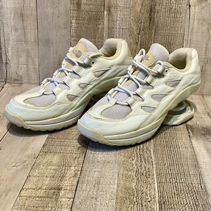 Z COIL scarpe da ginnastica donna bianche ortodontiche tacco a molla comode sportive 9 - Foto 1 di 9