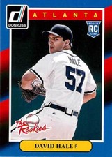 David Hale 40 2014 Donruss The Rookies Rookie RC