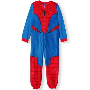 Marvel Spider-Man Long Sleeve Costume Sleeper Blanket Pajama Boy Size 4/5 - Picture 1 of 1