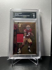 Trey Lance 2021 Gold Standard Newly Minted Rookie Jersey RC /299 GMA 10