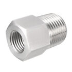 Pipe to Fitting Adapter, Gauge Adapter, 1/2 NPT Male Pipe x M14x1.5 Female Pipe