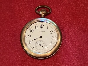Waltham Men's Pocket Watch - 17 J ~Illinois Watch Case Co. Elgin USA “Commander” - Picture 1 of 12