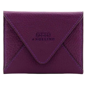 Leather Credit Card Holder and Travel Wallet Envelope with Magnetic Clasp - Picture 1 of 24
