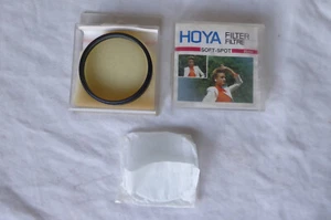 HOYA 55mm SOFT SPOT SPECIAL EFFECTS FILTER Clear & Opaque Glass Elements in Box - Picture 1 of 9
