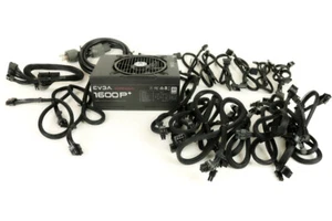 EVGA SuperNOVA 1600 P+ 1600W Platinum PSU w/All Cables | 1yr Warranty, Fast S... - Picture 1 of 4
