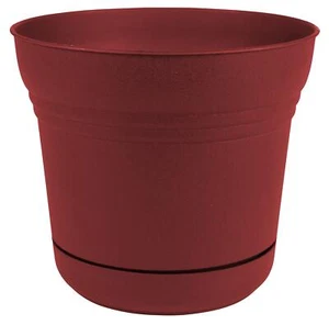 Bloem SP0513 Saturn Planter w/Saucer 5" Burnt Red 5" - Picture 1 of 3
