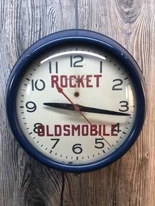 General Electric 2908 Rocket Oldsmobile Custom Made Wall Clock 11'' - Picture 1 of 7