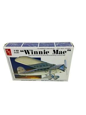 AMT Winnie Mae Wiley Post's Lockheed Vega Model Kit T642 1:48 Factory Sealed NOS - Image 1 of 4