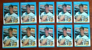 1987 Fleer Update RC #U-110 JOHN SMILEY - PIRATES - ROOKIE Lot of (10) - *LOT #2 - Picture 1 of 2