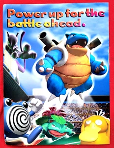 2000 POKEMON STADIUM Power up for the Battle Nintendo Game - Promo Art Print AD - Picture 1 of 1