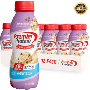 Premier Protein Shake, Cookie Dough, 30g Protein, 11.5 fl oz, 12 Ct - Picture 1 of 21