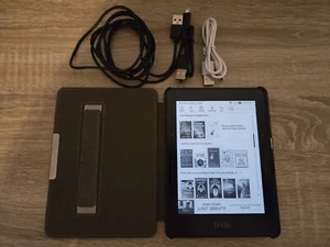 Amazon Kindle Voyage 7th Generation 6" Screen Black E-book reader 4GB LN +cs - Picture 1 of 4