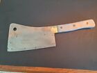 Vintage Briddell Solid Steel Butcher 14" Meat Cleaver Knife Made In U.S.A.