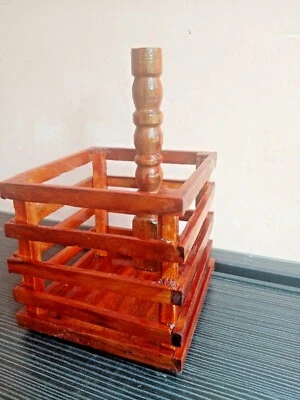 Wooden Pen Pencil Holder Office Accessories Supplies Storage Desk Organizer Item - Image 1 of 4