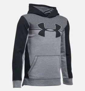 Boys Under Armour Coldgear Fleece Blocked Hoodie - Picture 1 of 3