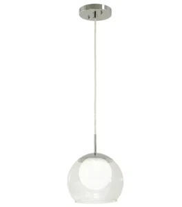 Home Decorators Melinda 40-Watt Equivalence Chrome Integrated LED Mini Pendant - Picture 1 of 7