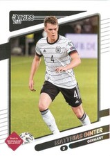 Matthias Ginter 2021-22 Donruss Road to World Cup Qatar Soccer Card #71 Germany