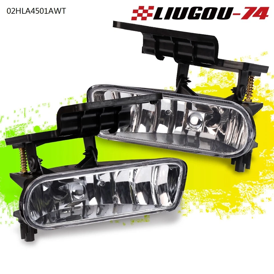 Fit For  00-06 Chevy Silverado Tahoe Suburban Bumper Fog Lights Driving Lamps - Image 1 of 4