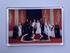 King Charles III and Queen Camilla Family Photo 2023 Fridge Magnet SOUVENIR GIFT