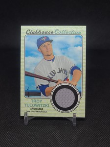 2017 Topps Heritage Clubhouse Collection Relics #CCRTT Troy Tulowitzki Blue Jays