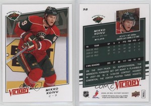 2008-09 Upper Deck Victory Mikko Koivu #98