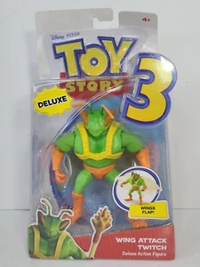 Very RARE Toy Story 3 Deluxe Wing Attack Twitch Wings Flap Action Figure Disney - Picture 1 of 4